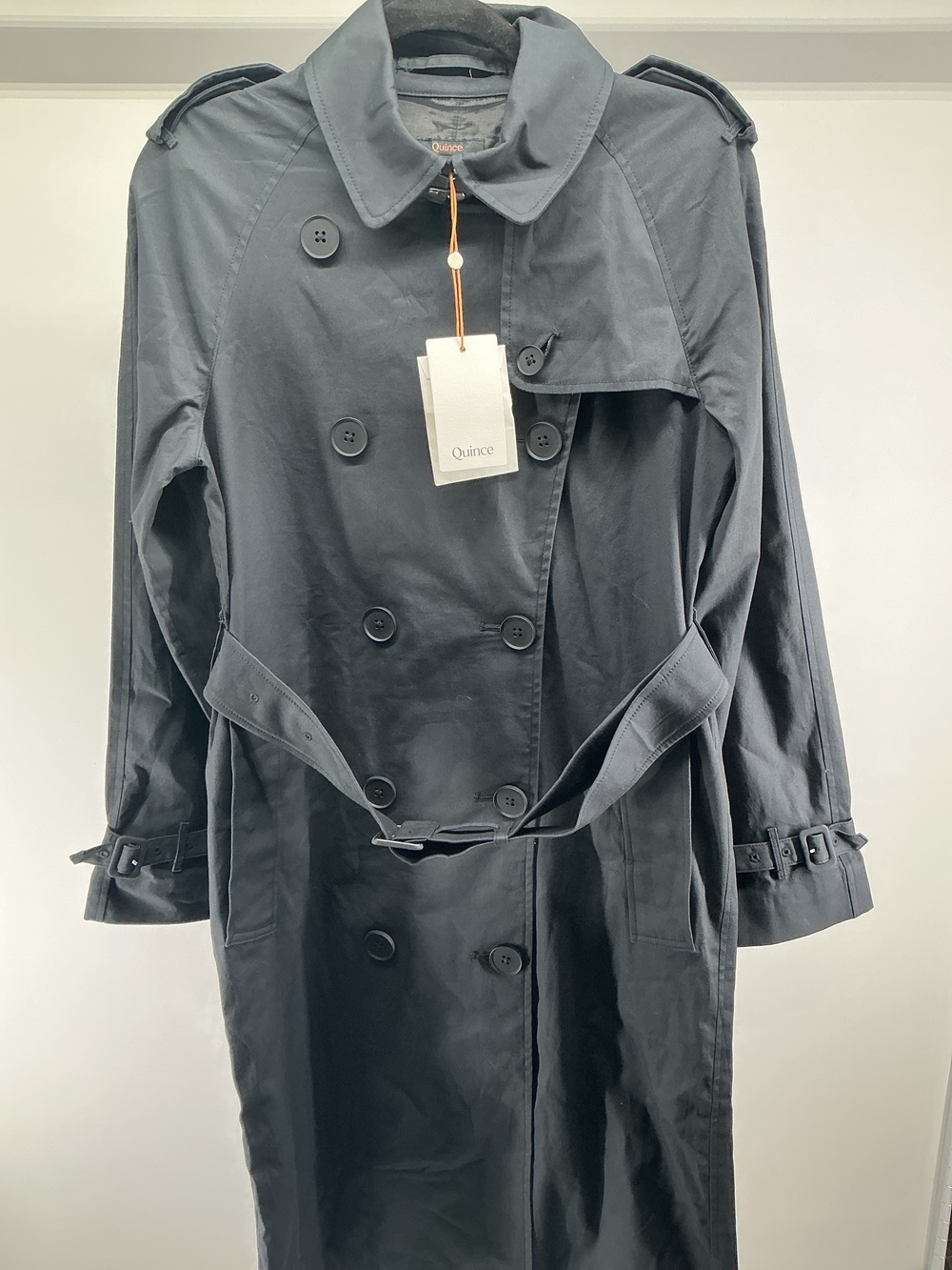 Comfort Stretch Long Trench Coat